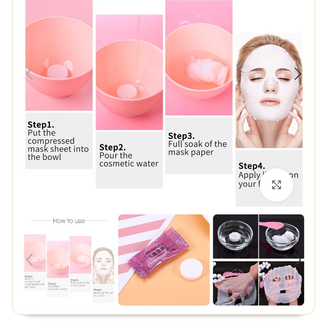 قرص ماسک فشرده و بسیار اقتصادی 