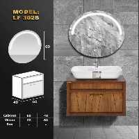 روشویی فولست رنگ طرح چوب  برند لاکچری کابین کد 302s(ارسال رایگان)