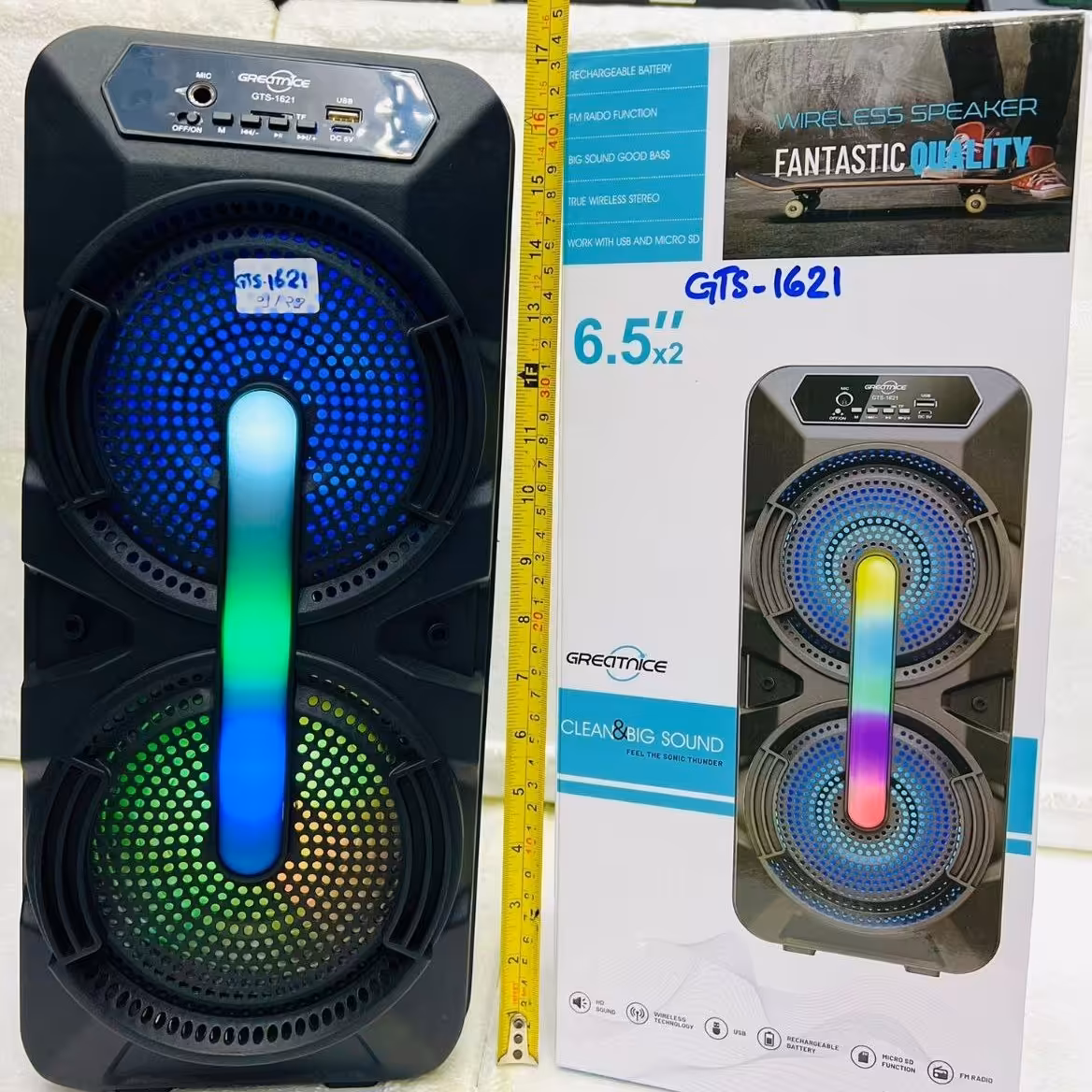 اسپیکر بلوتوث مدل GTS-1621