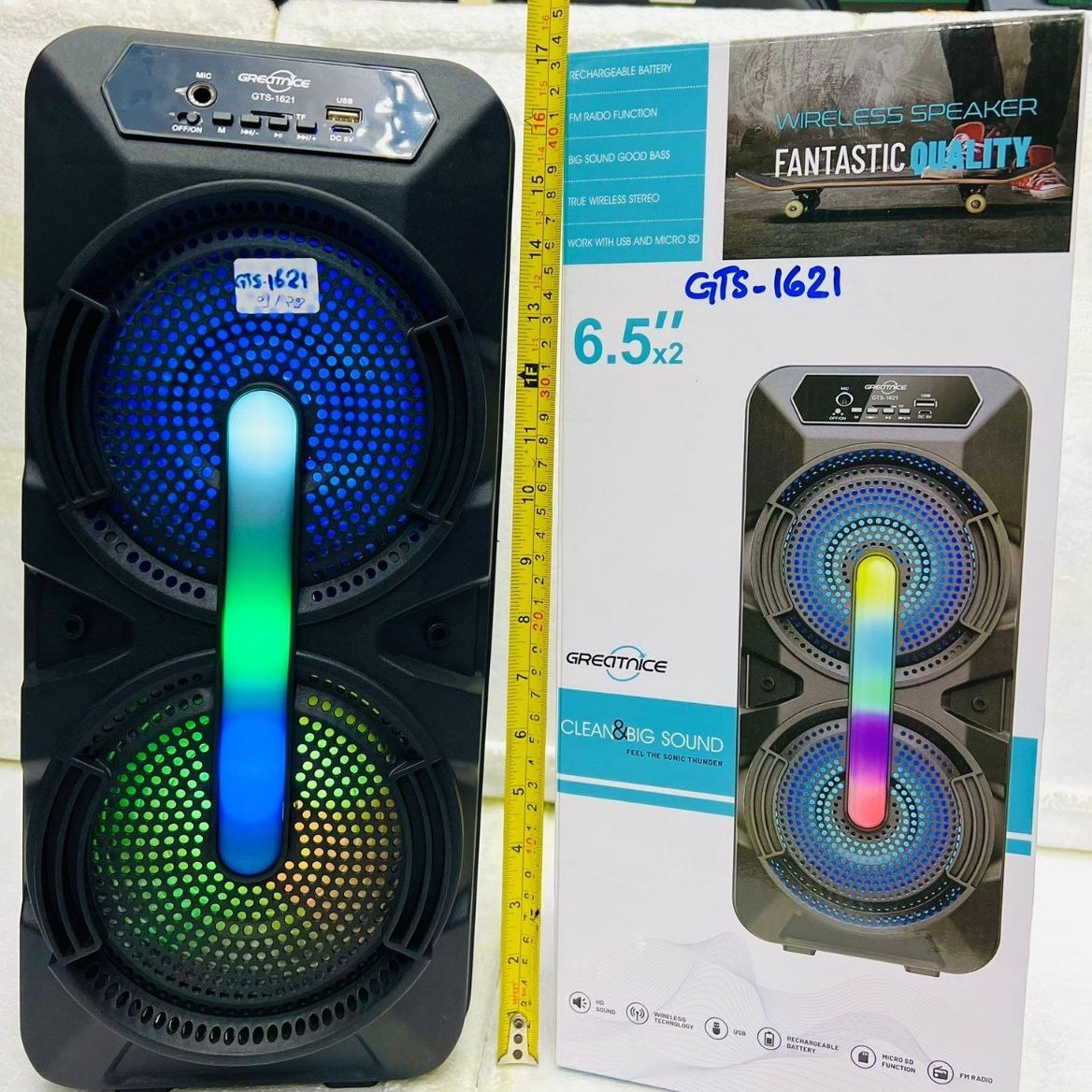 اسپیکر بلوتوث مدل GTS-1621