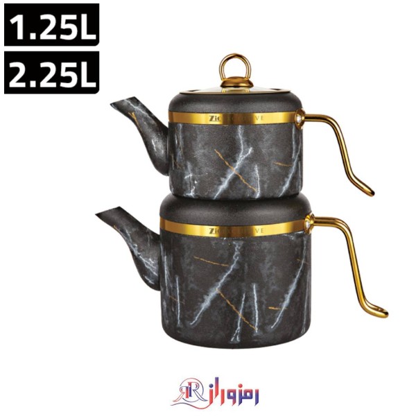 ست کتری قوری زیو مدل Z-8014