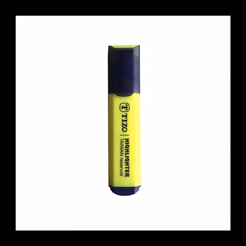 ماژیک علامت زن (هایلایتر) تیزو بسته ی 10 عددی تک رنگ 