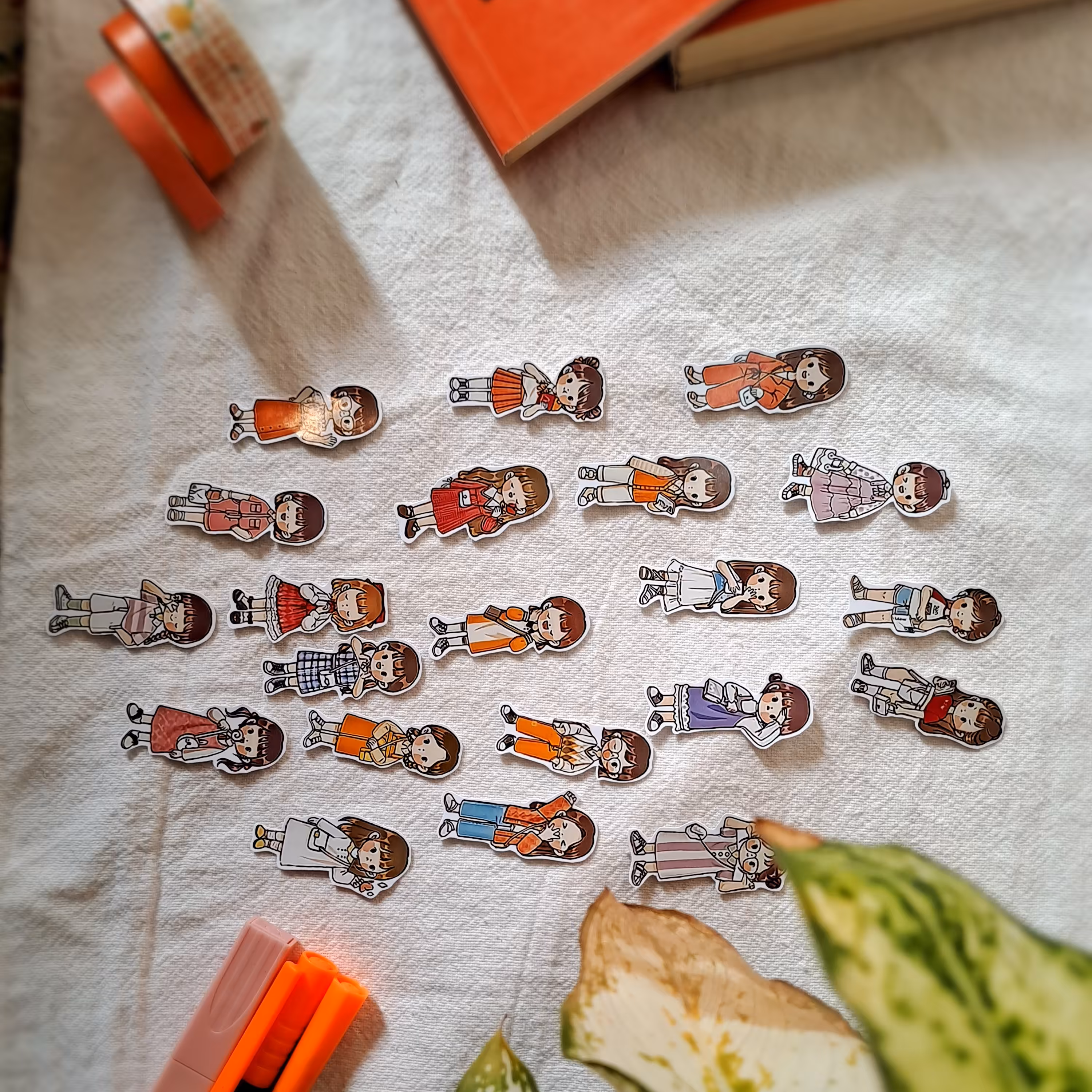 پک 21 عددی برچسب دختر