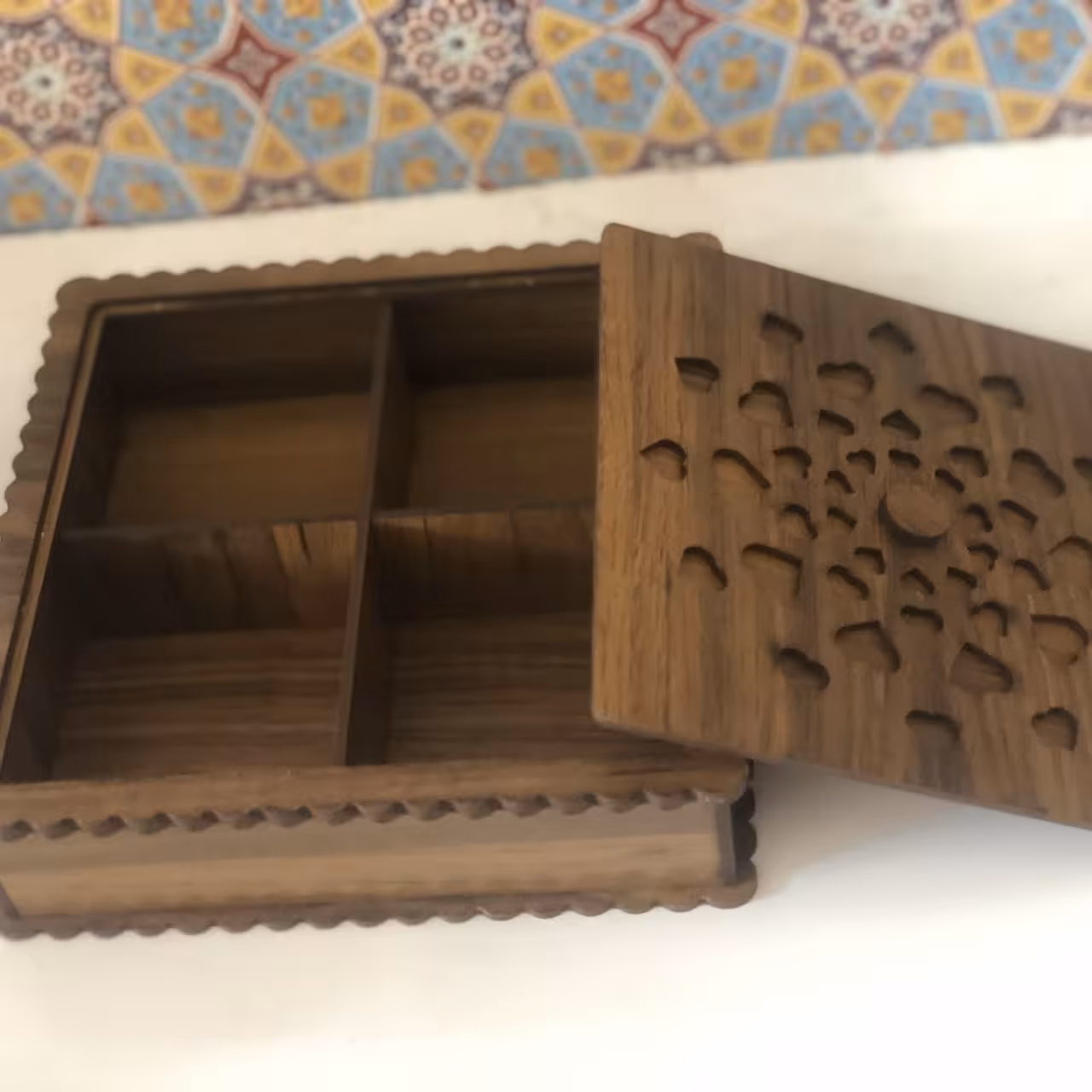 جعبه جواهرات چوبی