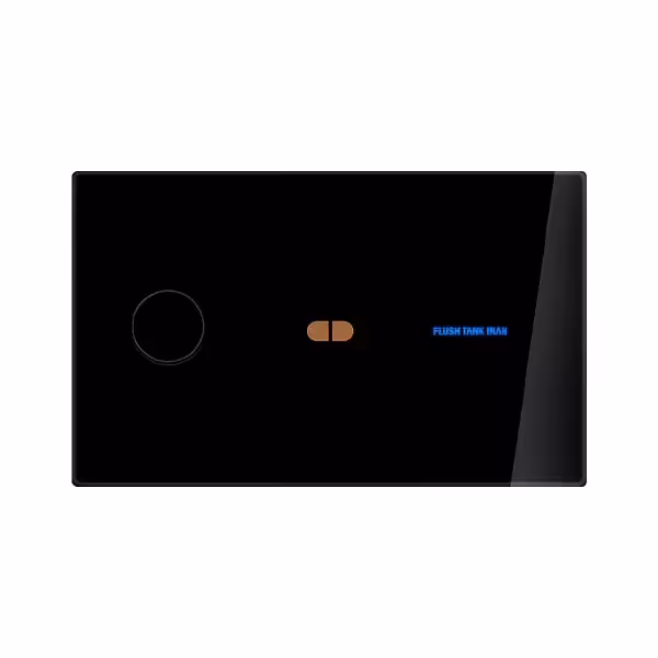 کلید چشمی فلاش تانک توکار ایران مدل تاچلس