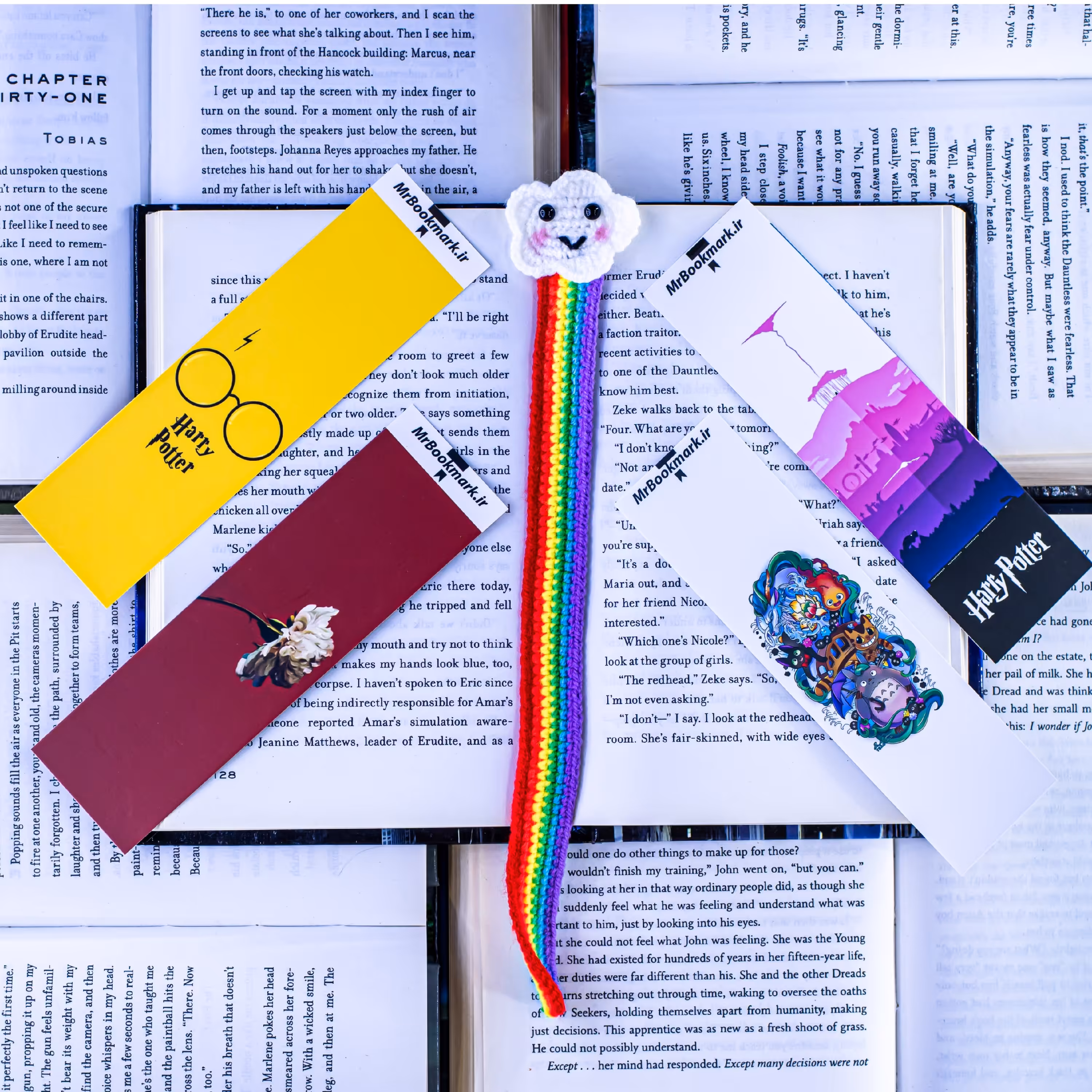 بوکمارک و نشانگر کتاب دارای تخفیف( پک اقتصادی 5 عددی کد 017)