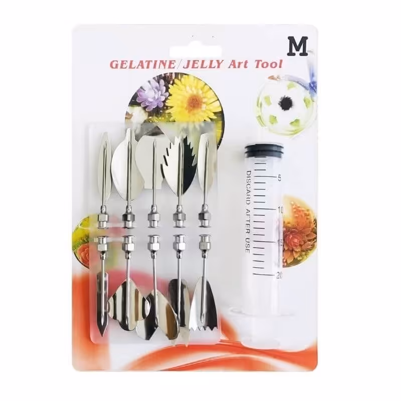 ابزار و سرنگ ژله تزریقی مدل M بسته 11 عددی