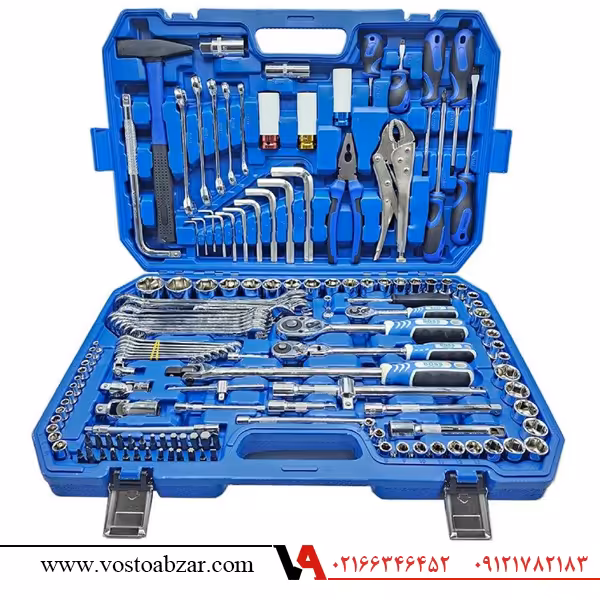 مجموعه جعبه ابزار و بکس 146 عددی باس مدل Bs-146