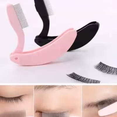 برس مژه و ابرو فلزی