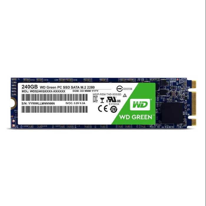 هارد 240GB SSD M2 Western Digital Green با گارانتی 36 ماهه  