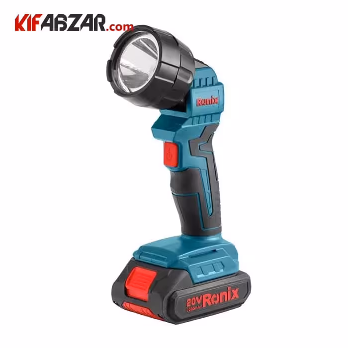 چراغ کار شارژی 20 ولت رونیکس مدل 8630