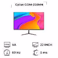 مانیتور جی پلاس مدل GDM-226MN سایز 22 اینچ