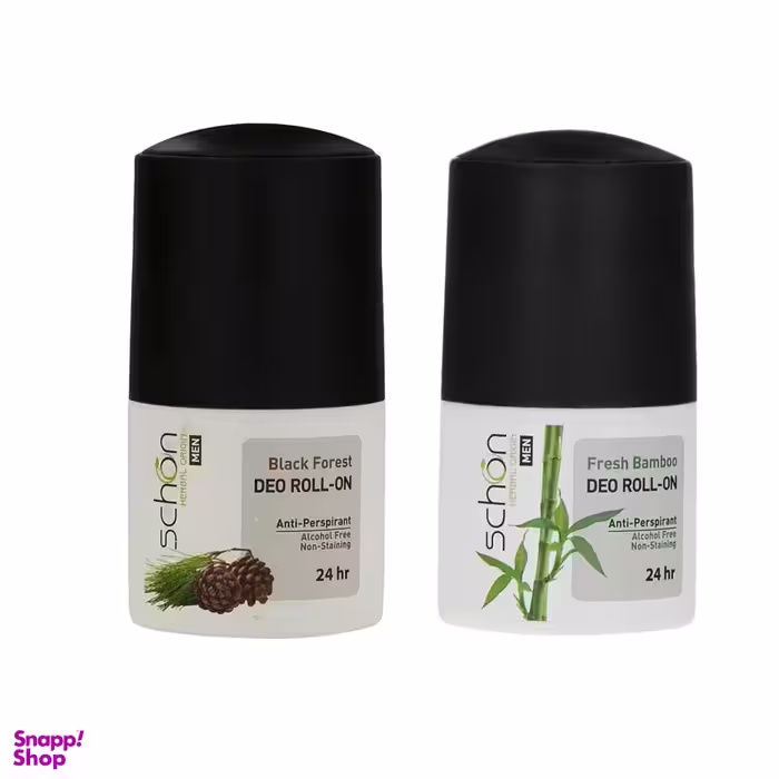 رول ضد تعریق زنانه شون مدل Black Forest حجم 50 میلی لیتر به همراه رول ضد تعریق مردانه مدل Fresh Bamboo