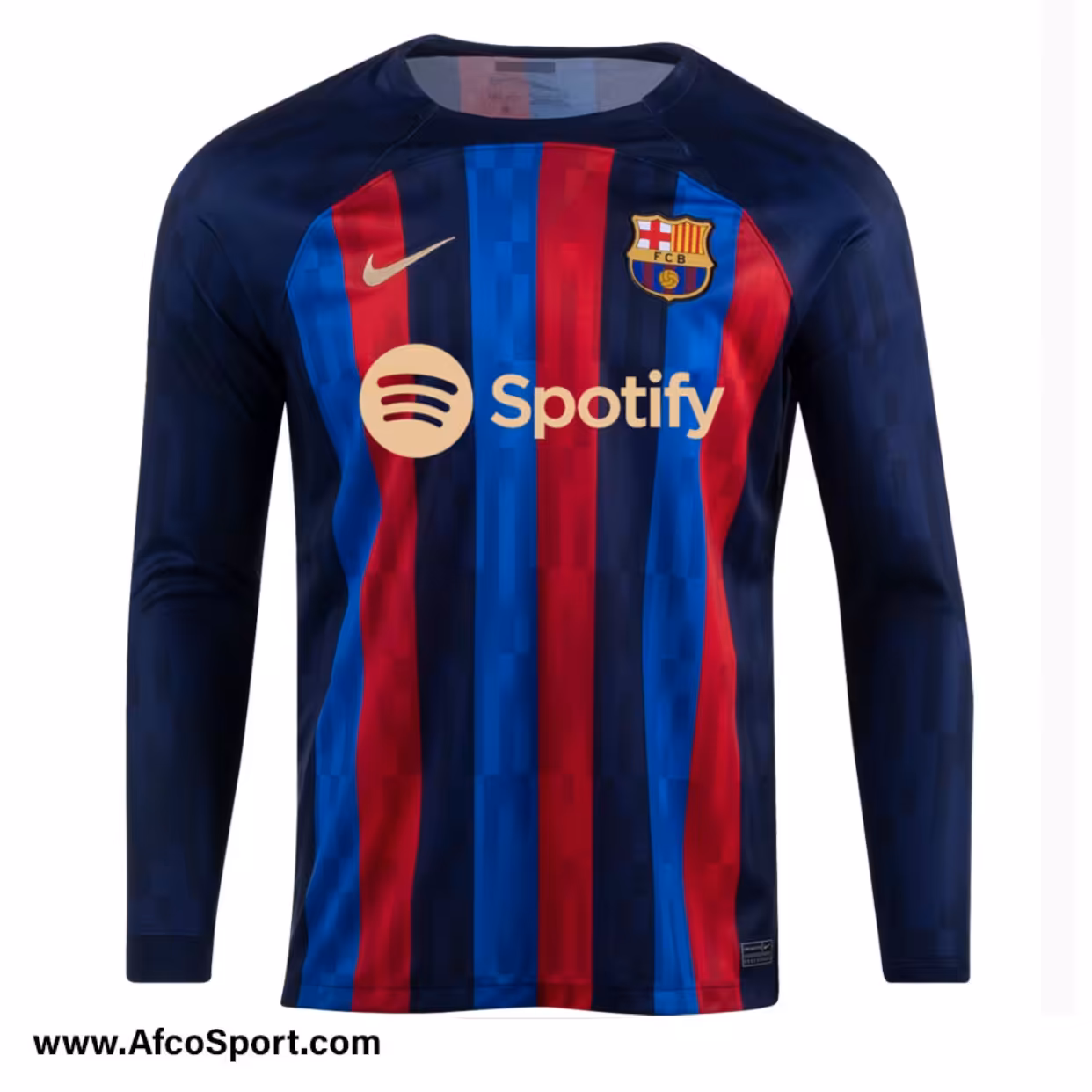 ‎کیت اول بارسلونا آستین بلند 2022-2023 ‎ورژن پلیر (بازیکن)