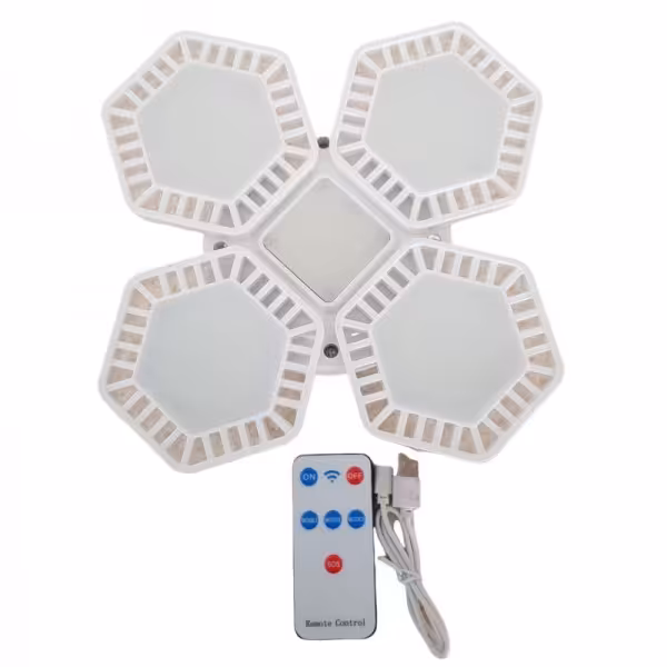 لامپ شارژی خورشیدی چهار پر HS_169