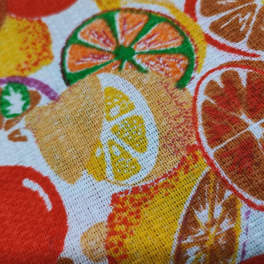 نوعی دستمالی آشپزخانه عرض 1.5 طرح میوه