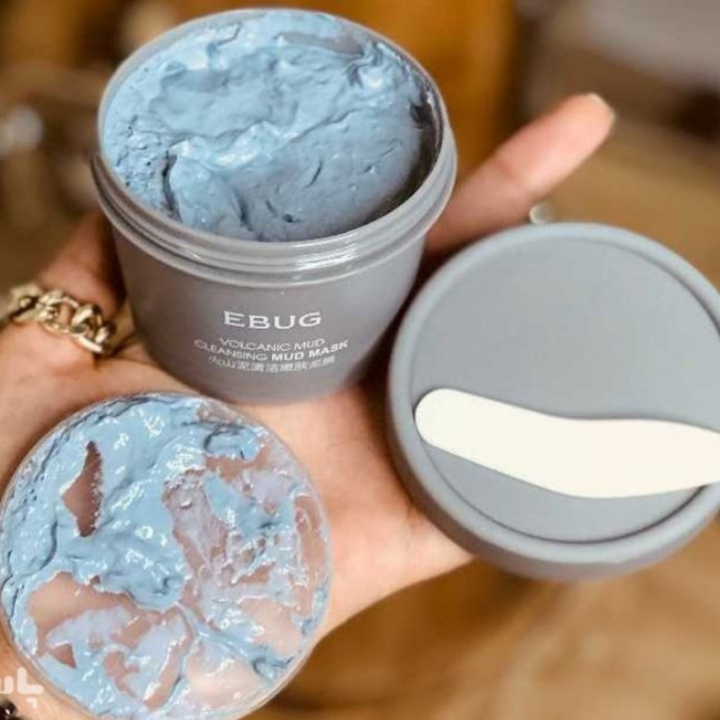 ماسک خاک آتشفشان ایباگ  تمیز کننده عمیق منافذ پوست بستن منافذ باز صورت از بین بردن جای جوش و ضد جوش 