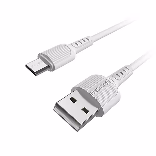 کابل تبدیل USB به MicroUSB بروفون مدل BX16 طول 1 متر