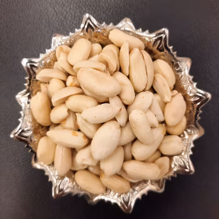 بادام زمینی خام بدون پوست