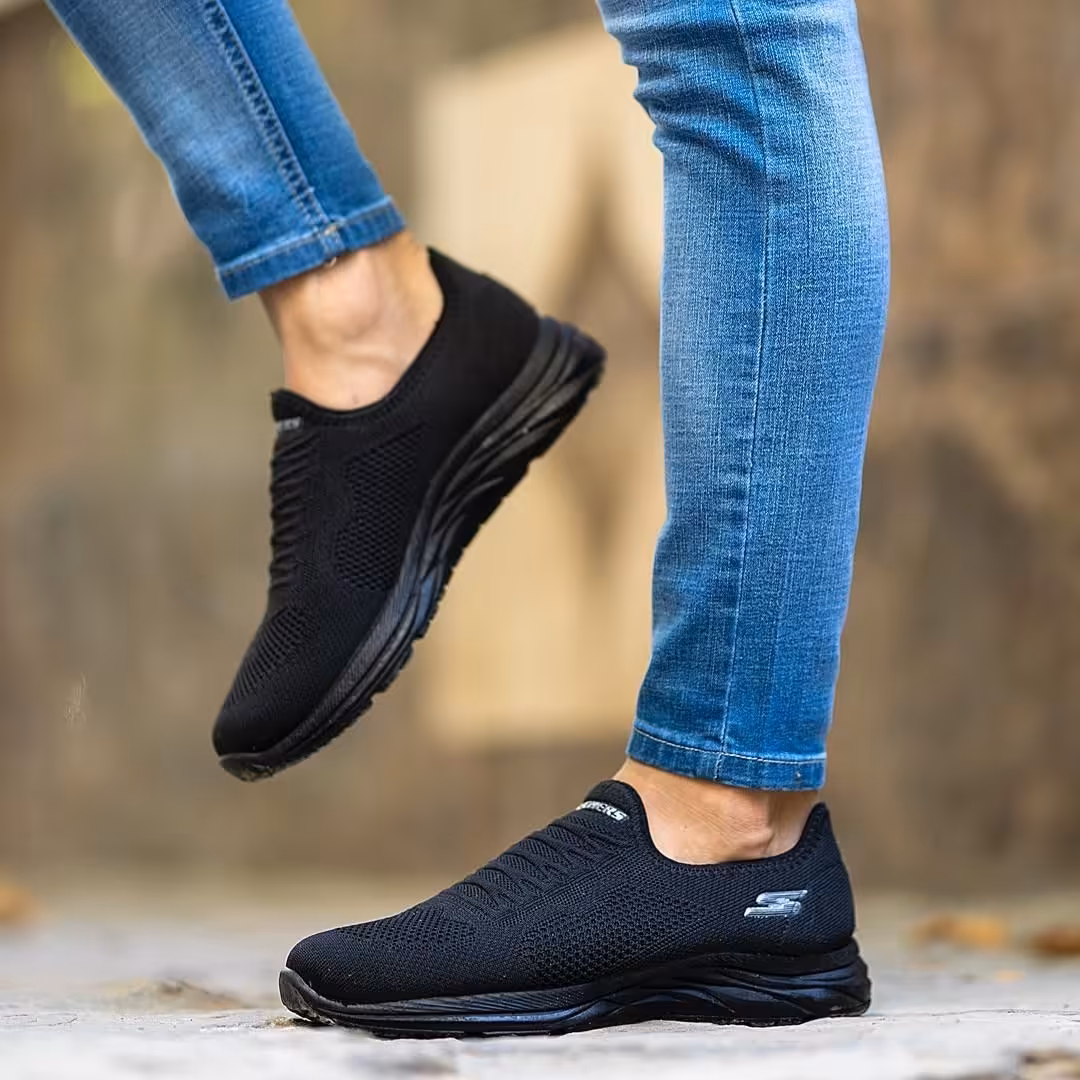 کفش اسکیچرز  مردانه پارچه ای نرم و راحتی زیره پیو با کیفیت سایز 41 تا 44