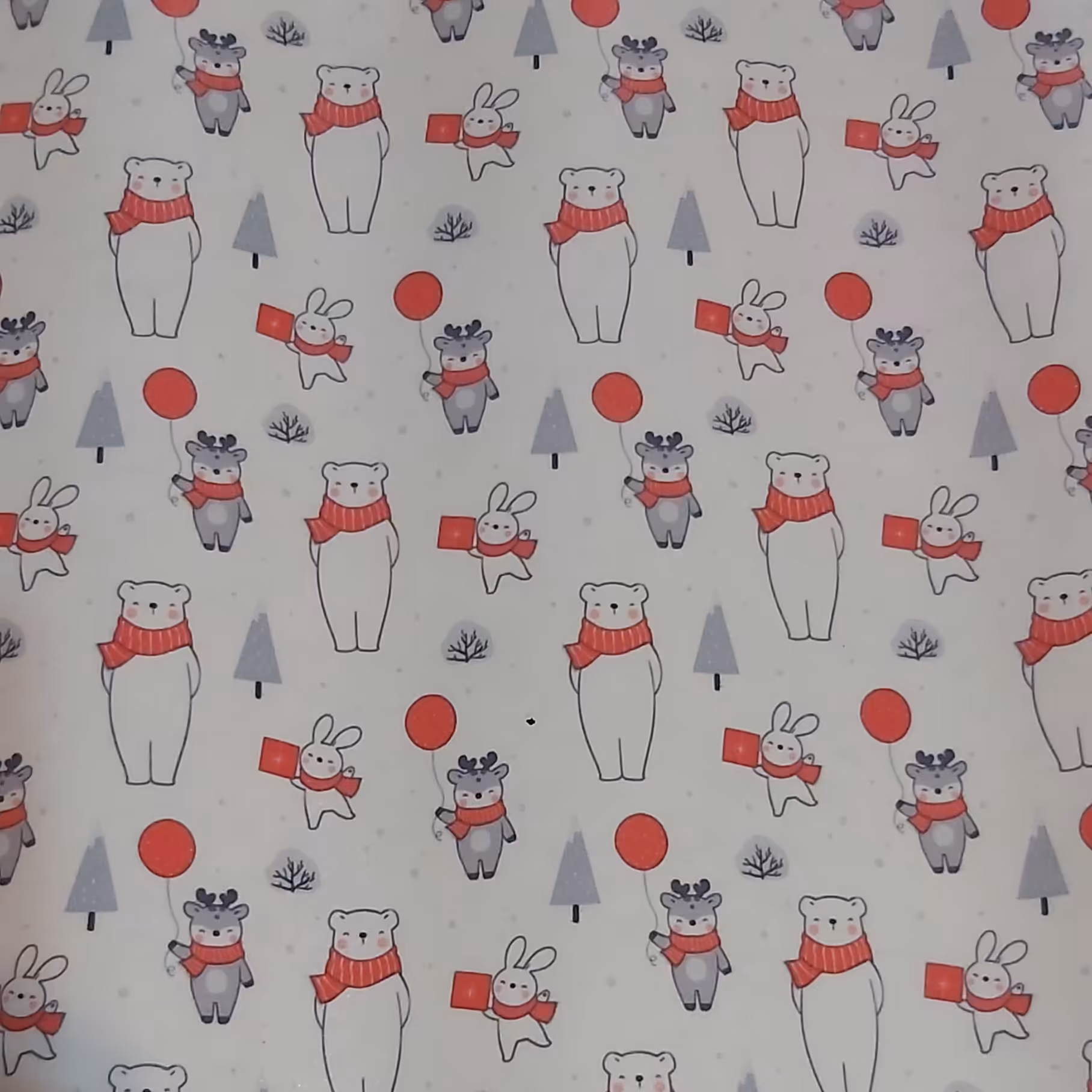 چرم طرح خرسی  باابعاد48سانت در 50 سانت