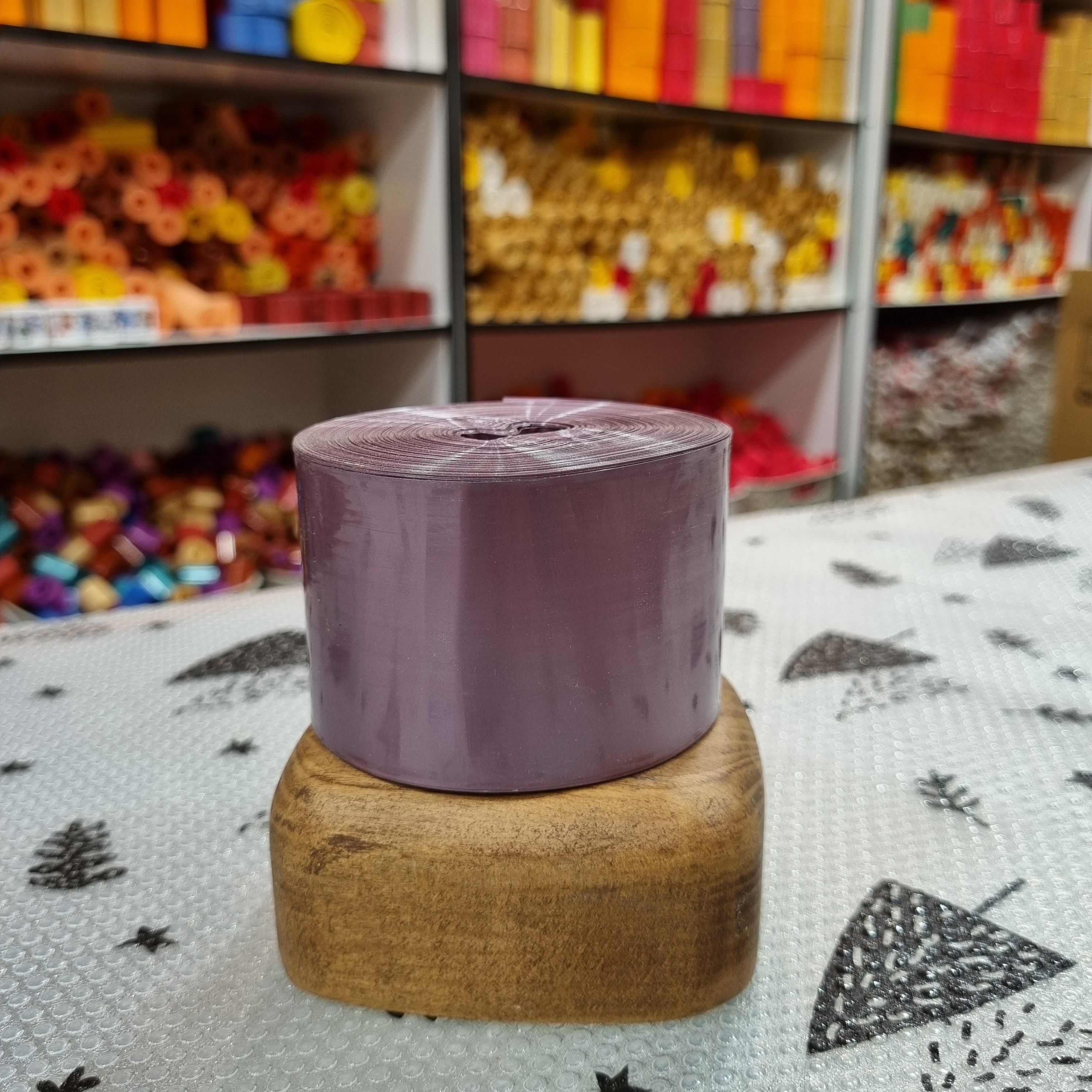 کاور و پوشش سوسیس کوکتل و کراکف سایز 5 سانتیمتر ، 50 متری رنگ یاس