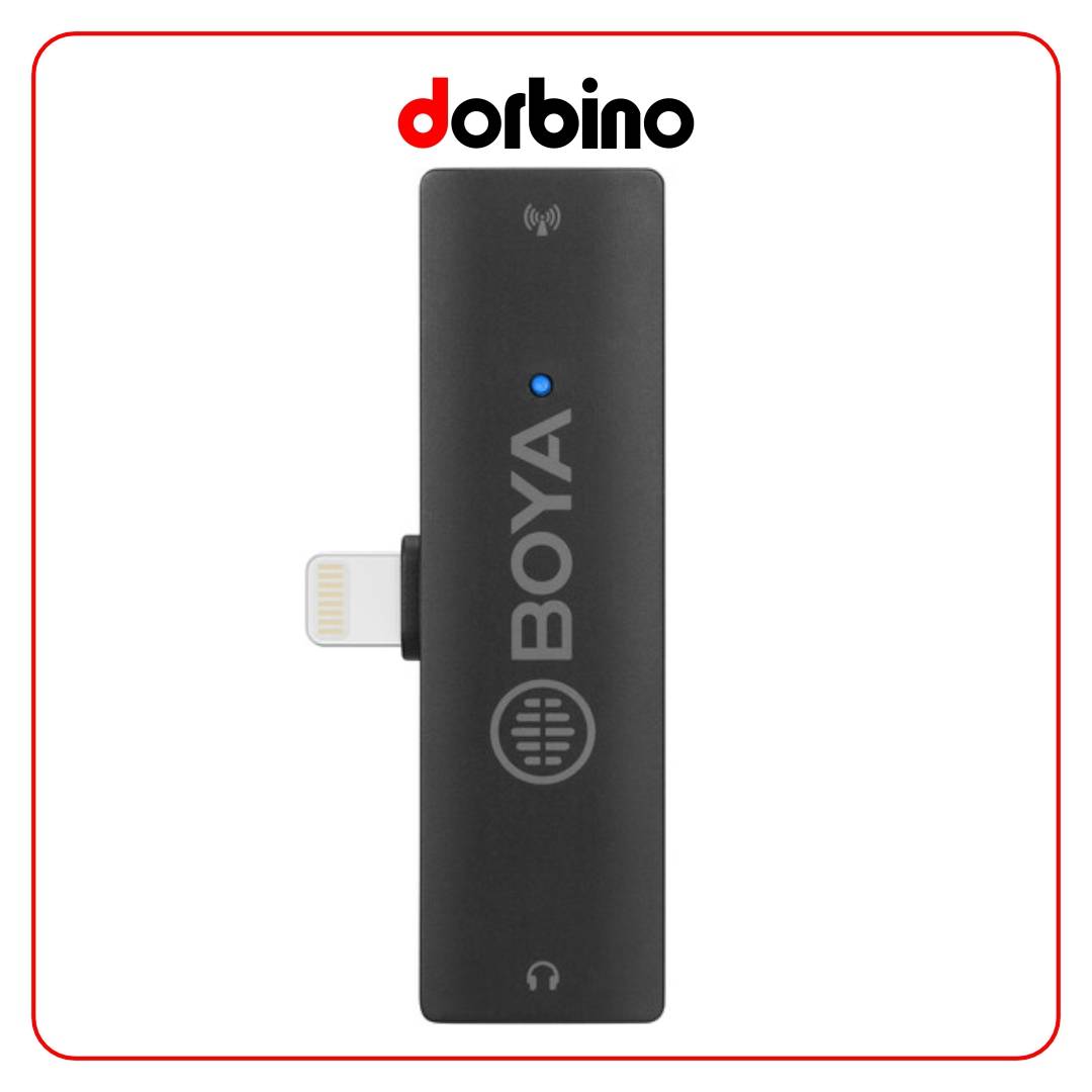 BOYA BY-XM6-S3 Digital True-Wireless Microphone System with Lightning Connector for iOS Devices (2.4 GHz) - فروشگاه دوربین دوربینو