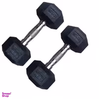 دمبل شش ضلعی وزن 4 کیلوگرم بسته 2 عددی