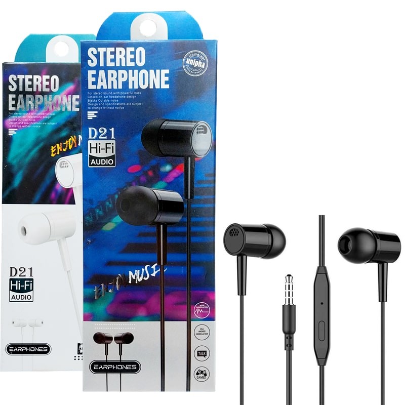 هندزفری های فایD21 Stereo Earphone