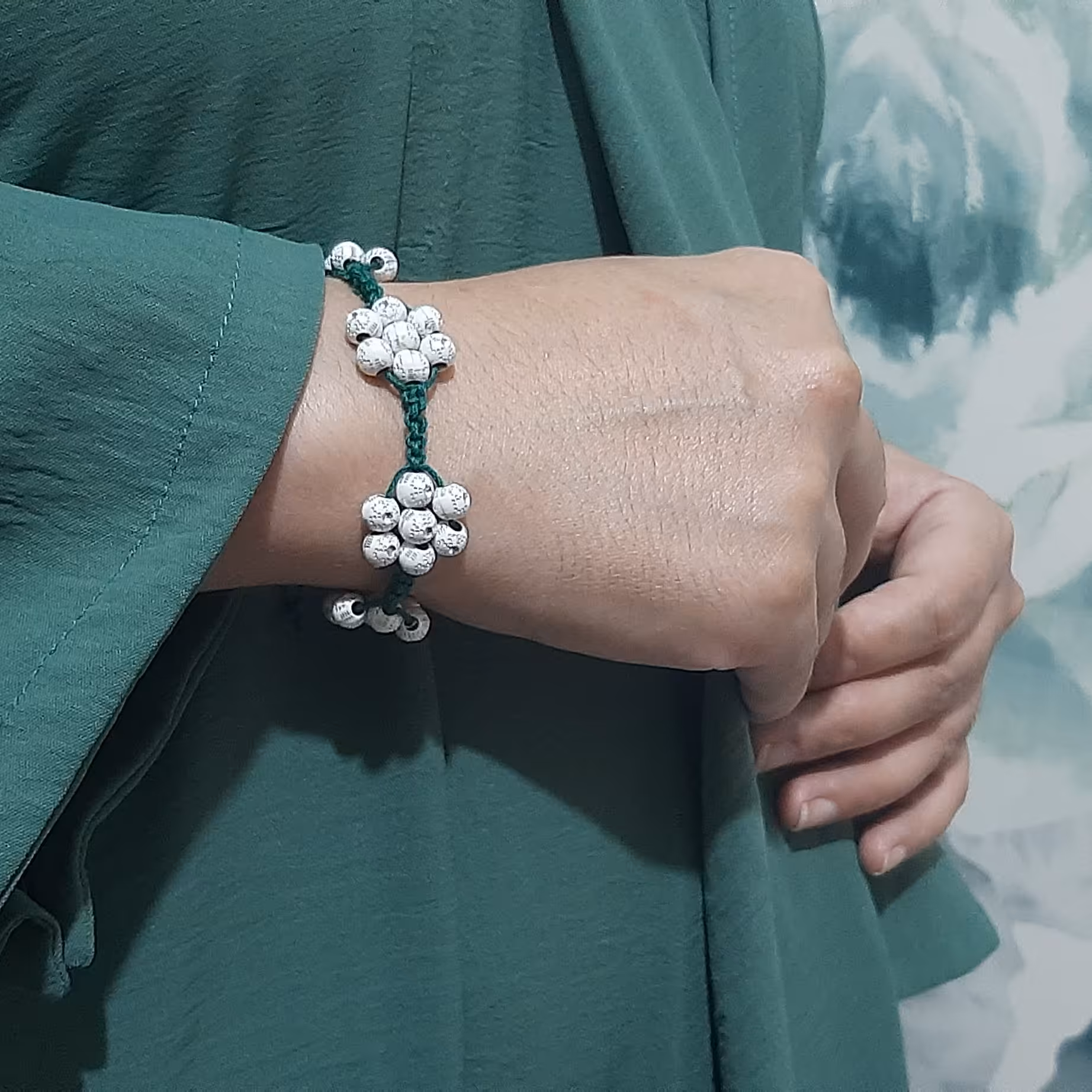 دستبندطرح گل