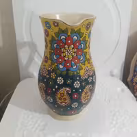 پارچ و لیوان مینا کاری (پس کرایه)