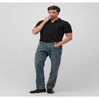 شلوار جین آبی مردانه مشکی هانتر اسموکی 0020283707 Mavi
