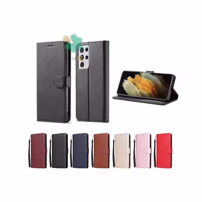 کیف گوشی چرمی مدل ایمپریال قفل دار مناسب Samsung Galaxy S24 Ultra