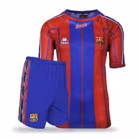 پیراهن و شورت کلاسیک بارسلونا 1999