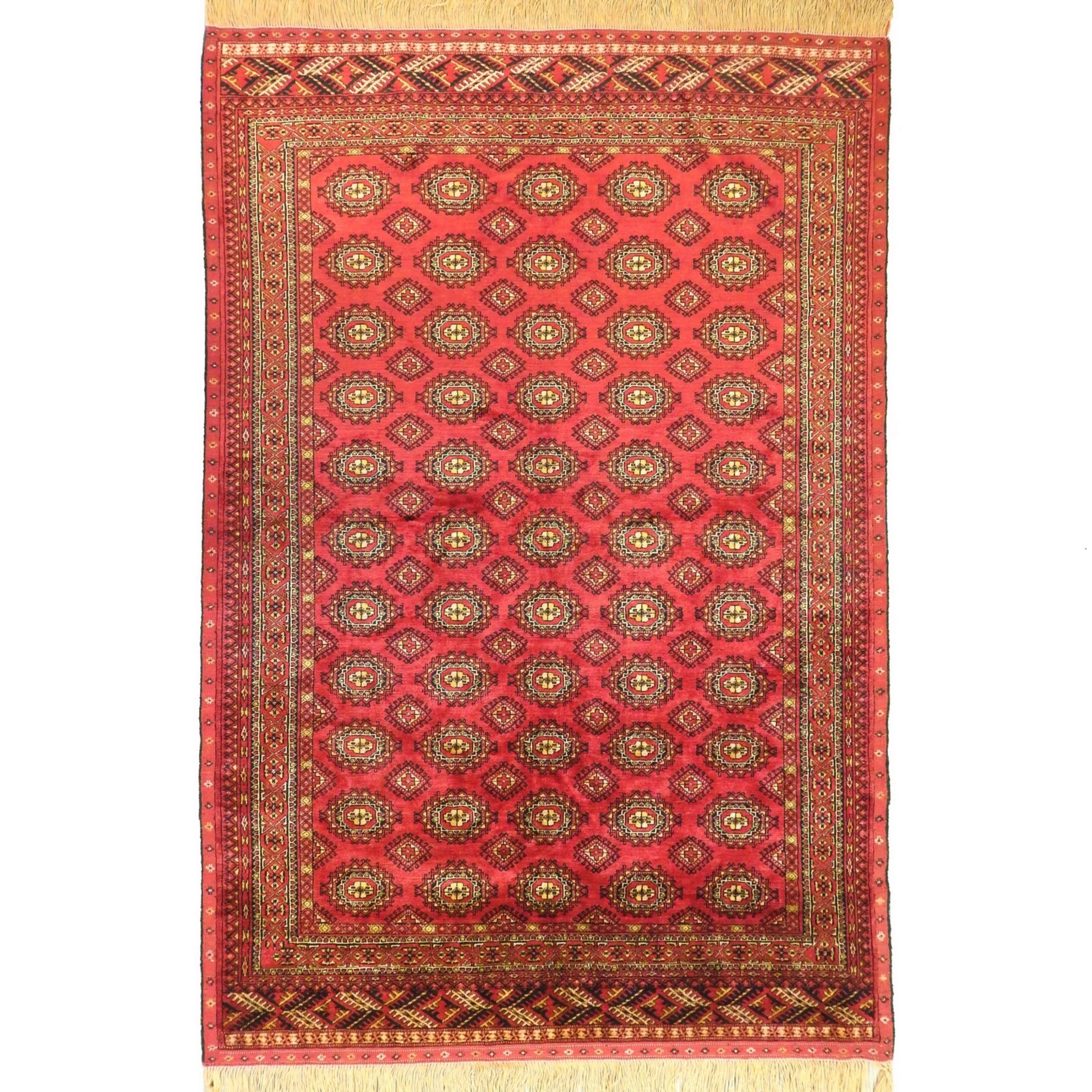 فرش دست بافت  دورو  تمام ابریشم105 - 153