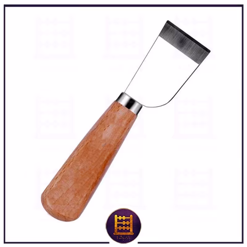 گزن برش چرم چینی دسته چوبی تیغه فولادی