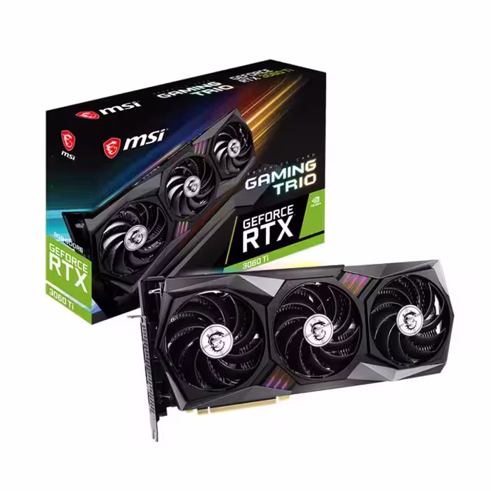 کارت گرافیک ام اس آی GeForce RTX 3060 Ti GAMING TRIO