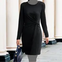 لباس زنانه آستین  بلند اسمارا مدل کم دار 