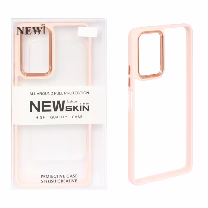 قاب گارد موبایل اورجینال Samsung A14 New Skin صورتی پک دار کد3017