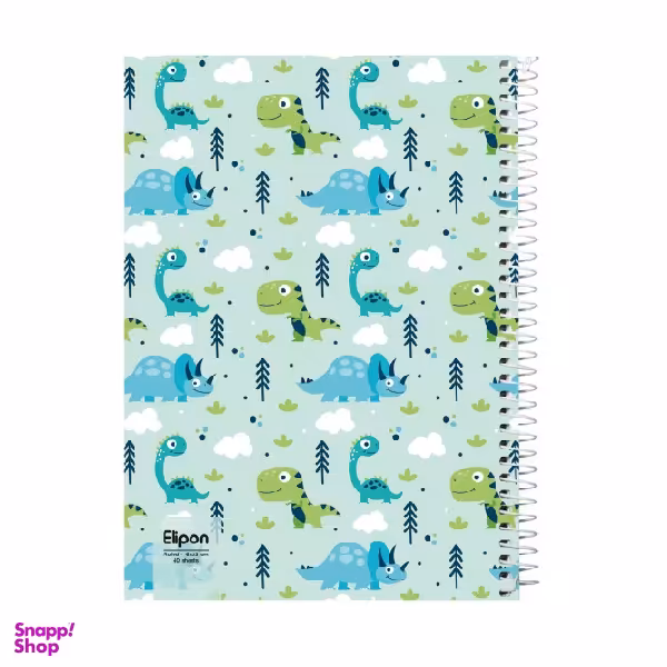 دفتر 40 برگ سیمی الیپون (Elipon) طرح فانتزی کد 2141224