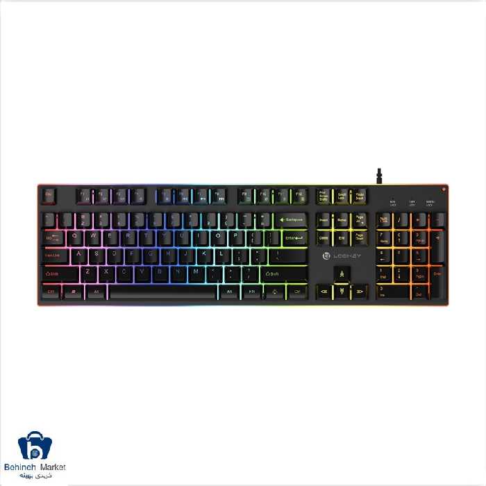 کیبورد باسیم گیمینگ لاجیکی مدل K210B