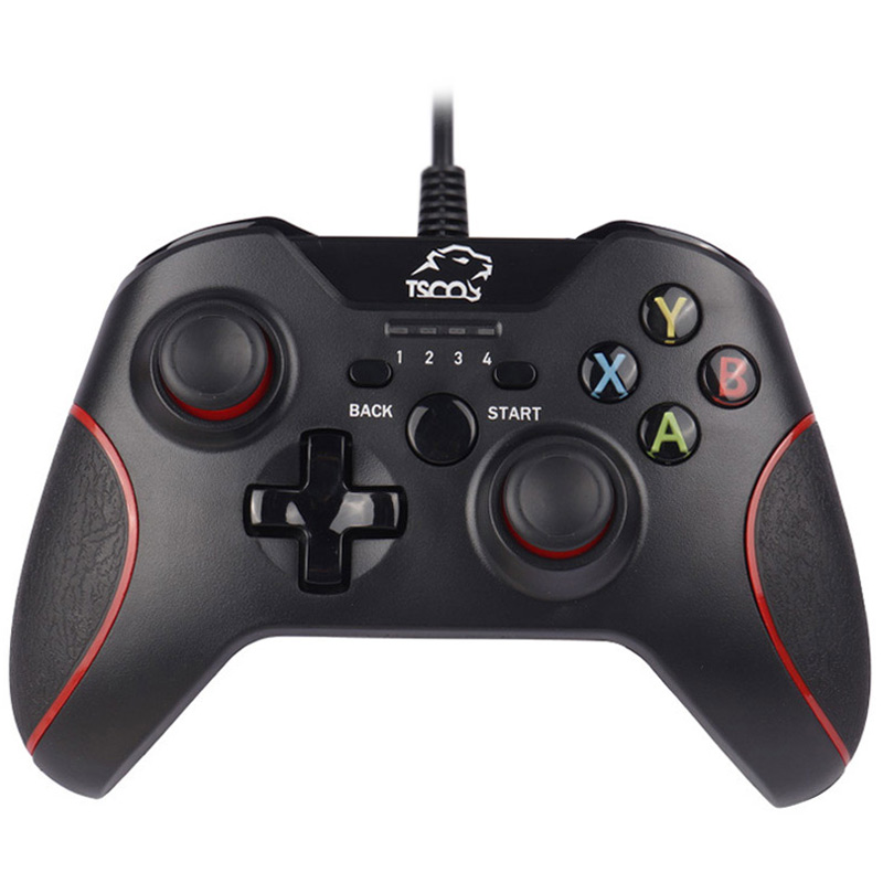 دسته بازی تک شوک دار USB تسکو مدل TG 120Gamepad TSCO TG120 Shock USB