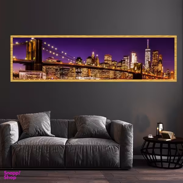 تابلو بکلیت طرح منظره شهری مدل کشیده T-7416