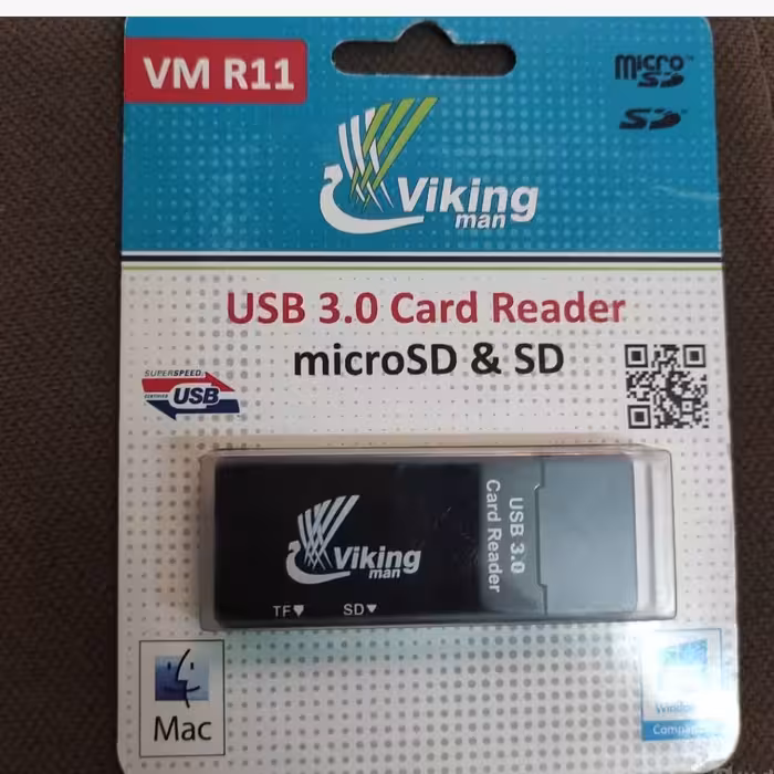 رم ریدر یا کارت ریدر یا کارت خوان برند وایکینگ من usb3