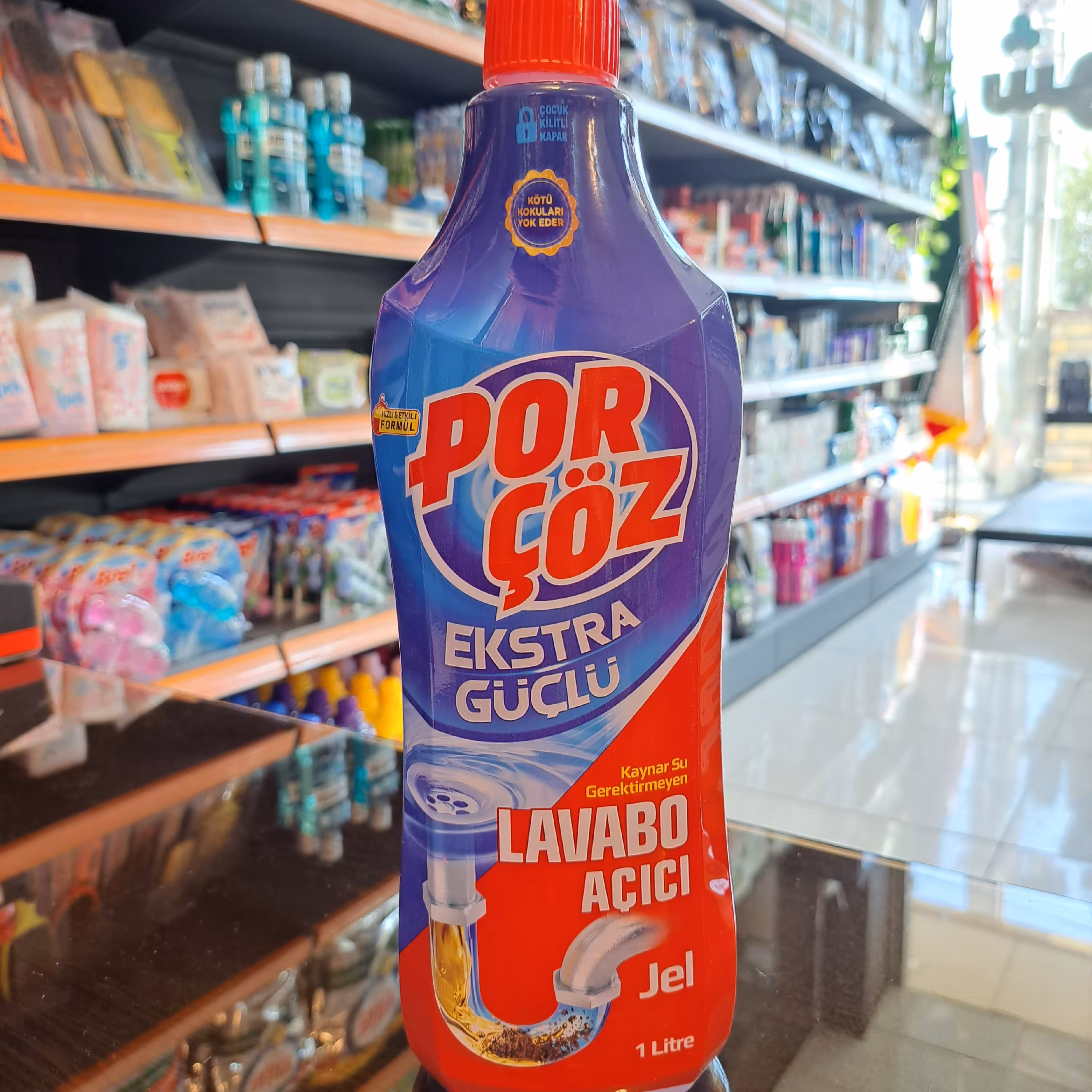 ژل لوله بازکن پورچوز مدل Ekstra Guclu حجم 1000 میل

