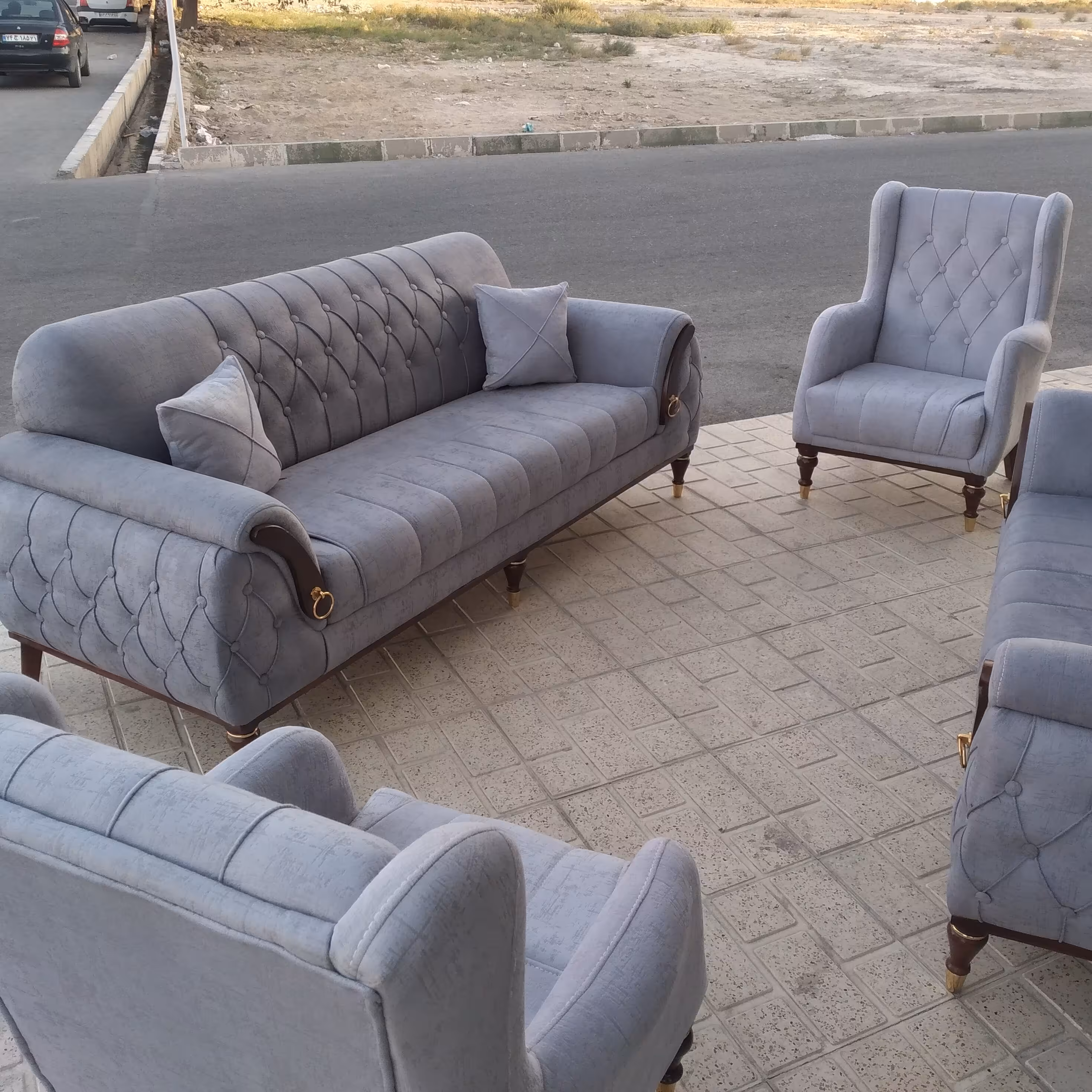 مبل راحتی پاریس هفت نفره با متریال عالی