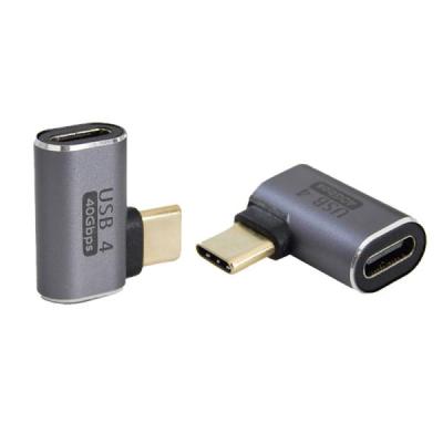 مبدل Type-C نر به Type-C ماده 90 درجه کی نت K-AUCMF4901