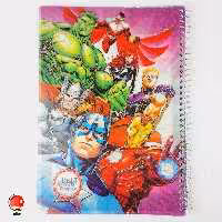 دفتر 50 برگ سیمی  اپادانا طرح انتقام جویان کد 3272