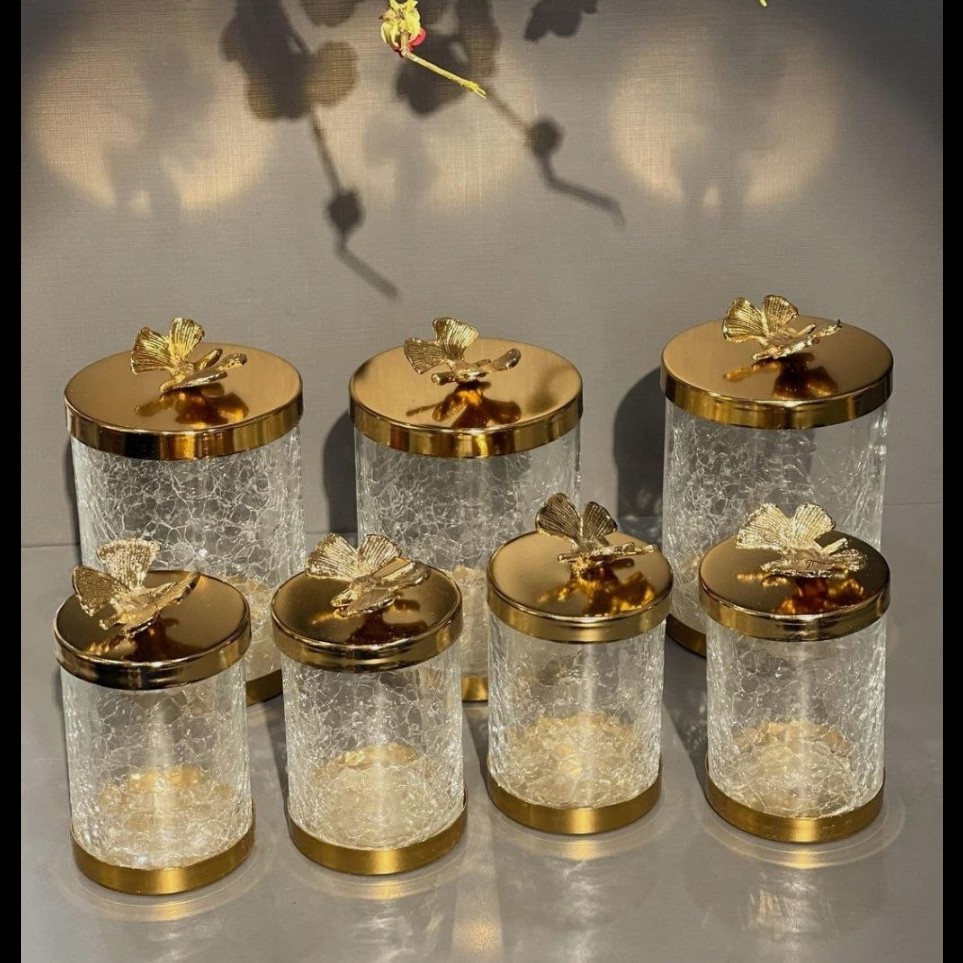 پاسماوری 7پارچه طرح پروانه