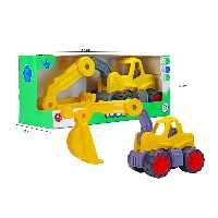 اسباب بازی بیل مکانیکی کوچک k1 کیوان زرد 
